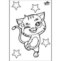 Dibujo para colorear: Kitten (Animales) #18216 - Dibujos para Colorear e Imprimir Gratis