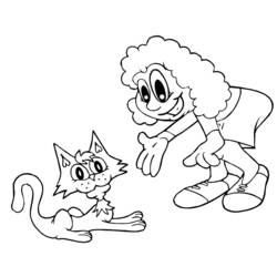 Dibujo para colorear: Kitten (Animales) #18219 - Dibujos para Colorear e Imprimir Gratis