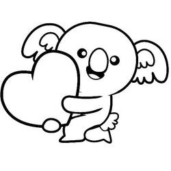 Dibujo Koala (Animales) #178783 para imprimir y colorear