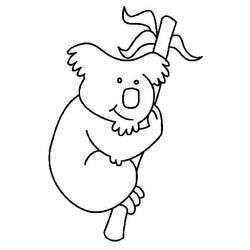 Dibujo Koala (Animales) #178785 para imprimir y colorear