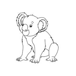 Dibujo Koala (Animales) #178791 para imprimir y colorear