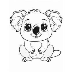 Dibujo Koala (Animales) #217746 para imprimir y colorear