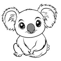 Dibujo Koala (Animales) #217749 para imprimir y colorear