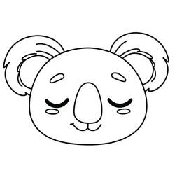 Dibujo Koala (Animales) #217752 para imprimir y colorear