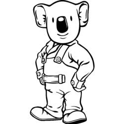 Dibujo para colorear: Koala (Animales) #9450 - Dibujos para Colorear e Imprimir Gratis