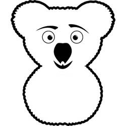 Dibujo para colorear: Koala (Animales) #9459 - Dibujos para Colorear e Imprimir Gratis