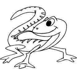 Dibujo para colorear: Lagarto (Animales) #179634 - Dibujos para Colorear e Imprimir Gratis