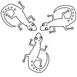 Dibujo para colorear: Lagarto (Animales) #179651 - Dibujos para Colorear e Imprimir Gratis