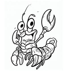 Dibujo para colorear: Langosta (Animales) #186710 - Dibujos para Colorear e Imprimir Gratis