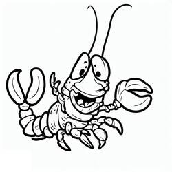 Dibujo para colorear: Langosta (Animales) #186713 - Dibujos para Colorear e Imprimir Gratis