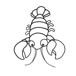 Dibujo para colorear: Langosta (Animales) #186714 - Dibujos para Colorear e Imprimir Gratis