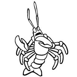 Dibujo para colorear: Langosta (Animales) #186717 - Dibujos para Colorear e Imprimir Gratis