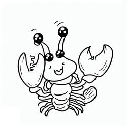 Dibujo para colorear: Langosta (Animales) #186724 - Dibujos para Colorear e Imprimir Gratis