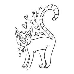 Dibujo Lémur (Animales) #219669 para imprimir y colorear