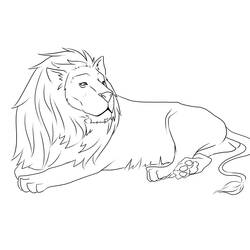 Dibujo para colorear: León (Animales) #10299 - Dibujos para Colorear e Imprimir Gratis