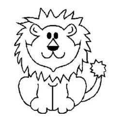 Dibujo para colorear: León (Animales) #10324 - Dibujos para Colorear e Imprimir Gratis