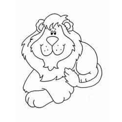 Dibujo para colorear: León (Animales) #10333 - Dibujos para Colorear e Imprimir Gratis