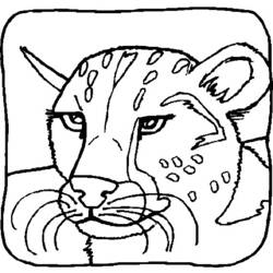 Dibujo para colorear: León (Animales) #10341 - Dibujos para Colorear e Imprimir Gratis