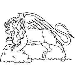 Dibujo para colorear: León (Animales) #10366 - Dibujos para Colorear e Imprimir Gratis