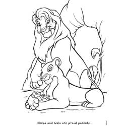 Dibujo para colorear: León (Animales) #10371 - Dibujos para Colorear e Imprimir Gratis