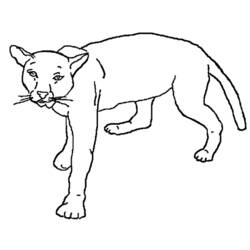 Dibujo para colorear: León (Animales) #10388 - Dibujos para Colorear e Imprimir Gratis