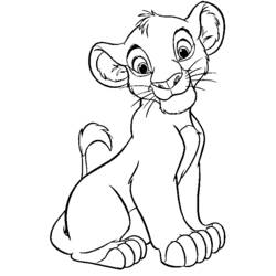 Dibujo para colorear: León (Animales) #10389 - Dibujos para Colorear e Imprimir Gratis