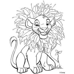 Dibujo para colorear: León (Animales) #10397 - Dibujos para Colorear e Imprimir Gratis