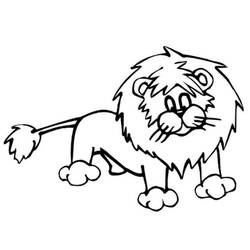 Dibujo para colorear: León (Animales) #10424 - Dibujos para Colorear e Imprimir Gratis