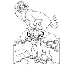 Dibujo para colorear: León (Animales) #10433 - Dibujos para Colorear e Imprimir Gratis