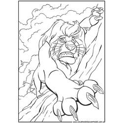 Dibujo para colorear: León (Animales) #10436 - Dibujos para Colorear e Imprimir Gratis