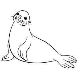 Dibujo León Marino (Animales) #192539 para imprimir y colorear