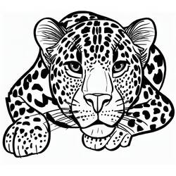 Dibujo Leopardo (Animales) #189135 para imprimir y colorear