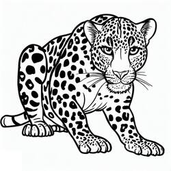Dibujo Leopardo (Animales) #189136 para imprimir y colorear