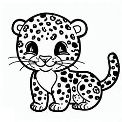 Dibujo Leopardo (Animales) #189144 para imprimir y colorear