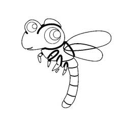 Dibujo Libélula (Animales) #196541 para imprimir y colorear