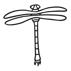 Dibujo Libélula (Animales) #196561 para imprimir y colorear