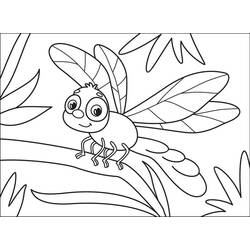 Dibujo Libélula (Animales) #196567 para imprimir y colorear