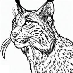 Dibujo Lince (Animales) #189212 para imprimir y colorear