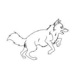 Dibujo para colorear: Lobo (Animales) #10472 - Dibujos para Colorear e Imprimir Gratis