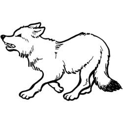 Dibujo para colorear: Lobo (Animales) #10475 - Dibujos para Colorear e Imprimir Gratis