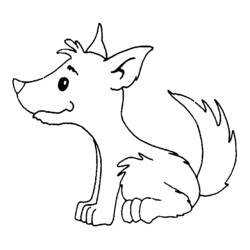 Dibujo para colorear: Lobo (Animales) #10484 - Dibujos para Colorear e Imprimir Gratis