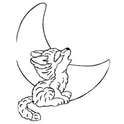 Dibujo para colorear: Lobo (Animales) #10506 - Dibujos para Colorear e Imprimir Gratis