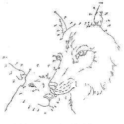 Dibujo para colorear: Lobo (Animales) #10507 - Dibujos para Colorear e Imprimir Gratis