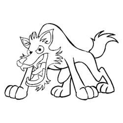 Dibujo para colorear: Lobo (Animales) #10542 - Dibujos para Colorear e Imprimir Gratis