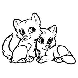 Dibujo Lobo (Animales) #175235 para imprimir y colorear