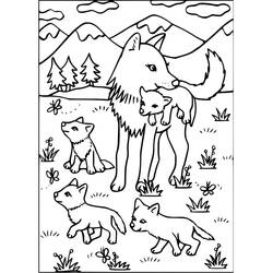 Dibujo Lobo (Animales) #175237 para imprimir y colorear