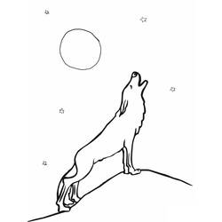 Dibujo Lobo (Animales) #175253 para imprimir y colorear