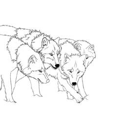Dibujo Lobo (Animales) #175270 para imprimir y colorear