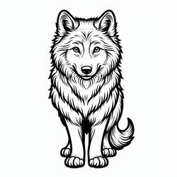 Dibujo Lobo (Animales) #215502 para imprimir y colorear