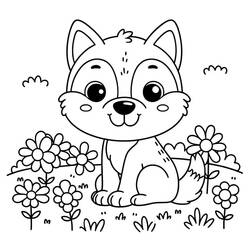 Dibujo Lobo (Animales) #215505 para imprimir y colorear